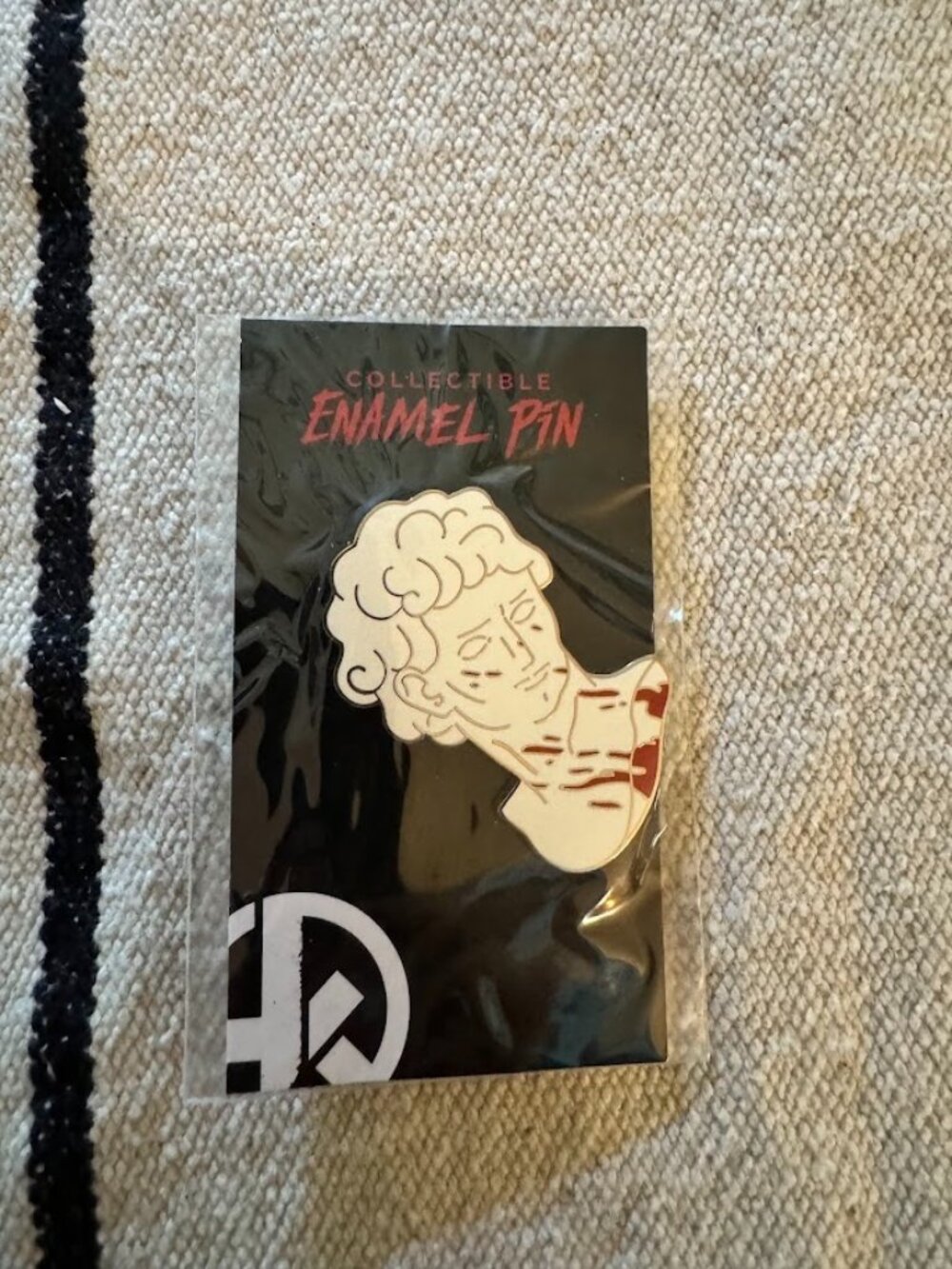 Hunt A Killer Michelangelo David Bloody Bust Statue Hard Enamel Lapel Pin New
